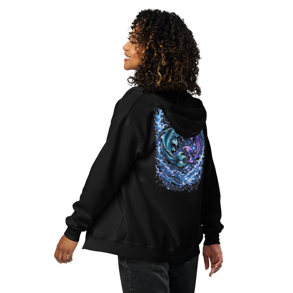 Pisces – Shadow Depths (Zip Hoodie Unisex)
