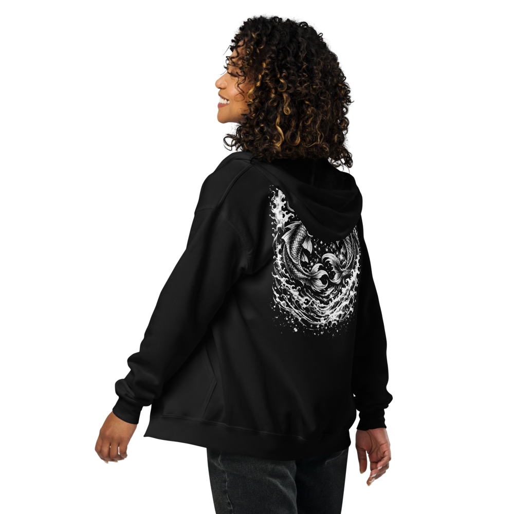 Pisces – Dream Tide (Zip Hoodie Unisex)