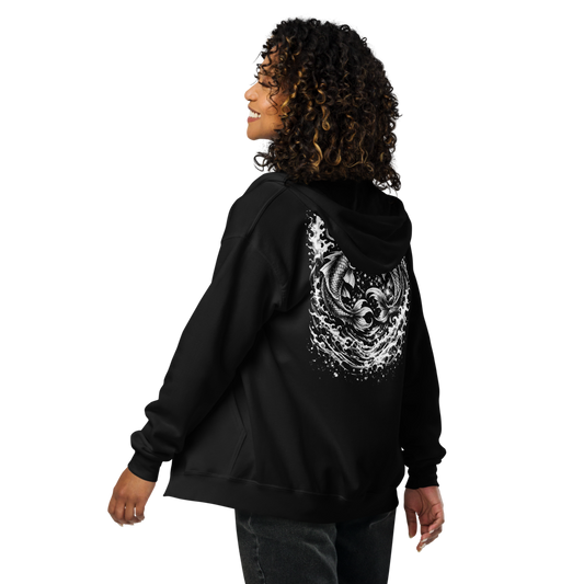 Pisces – Dream Tide (Zip Hoodie Unisex)